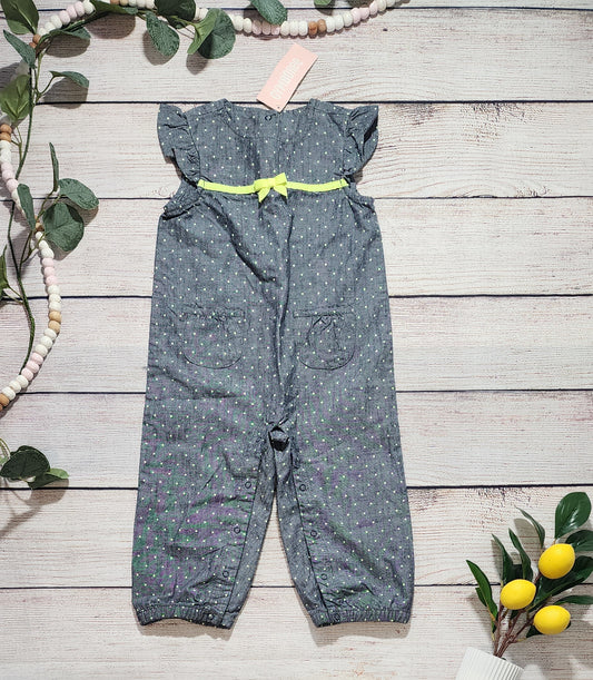 Gymboree Denim Romper, 18-24 Months