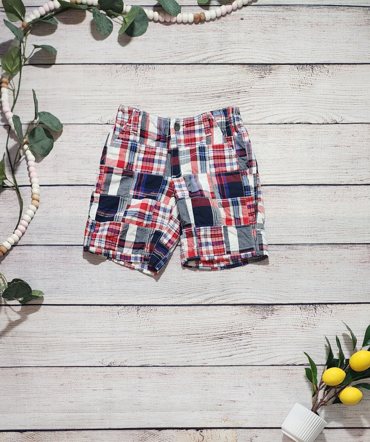 Gymboree Plaid Shorts, Size 5T