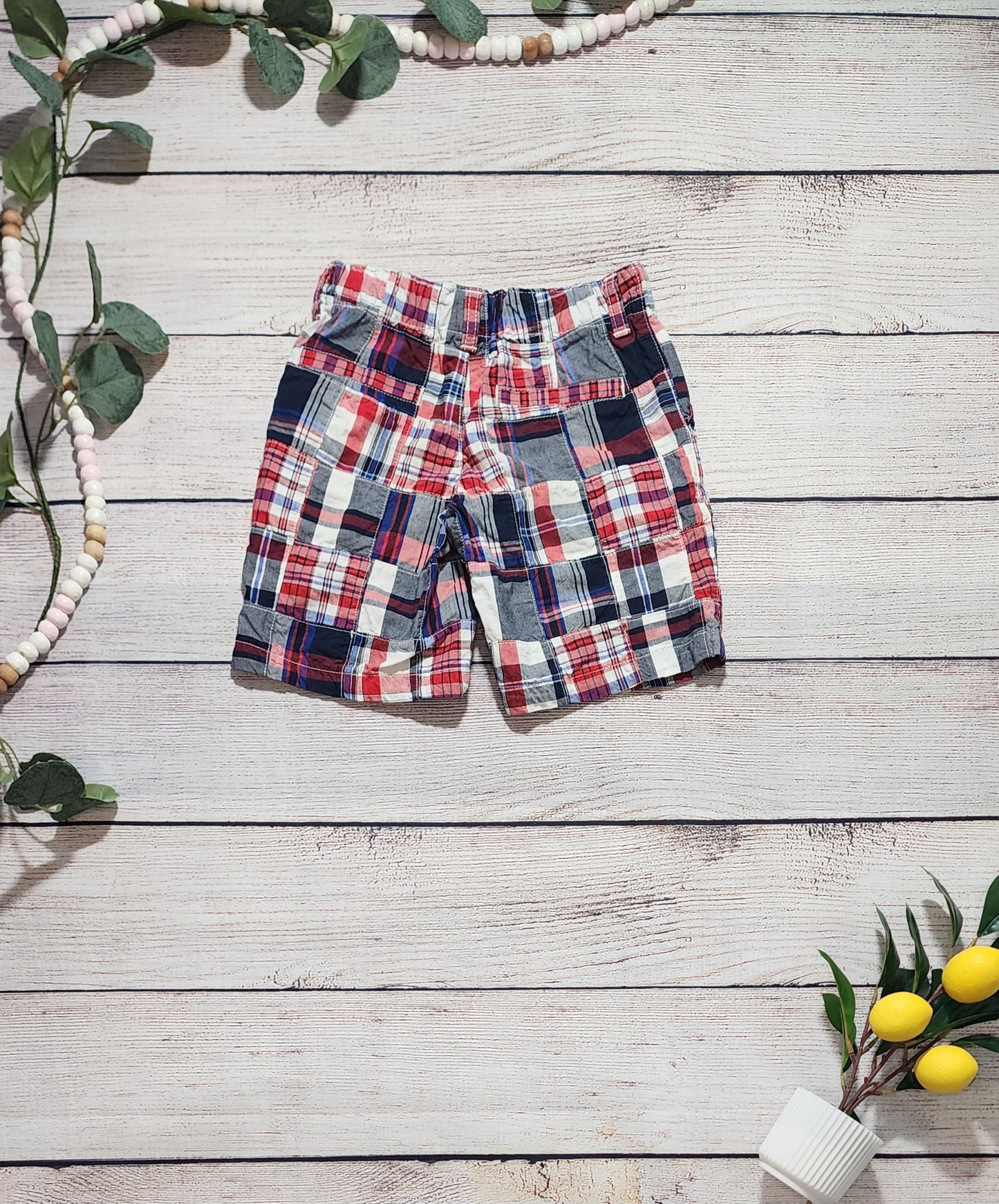 Gymboree Plaid Shorts, Size 5T