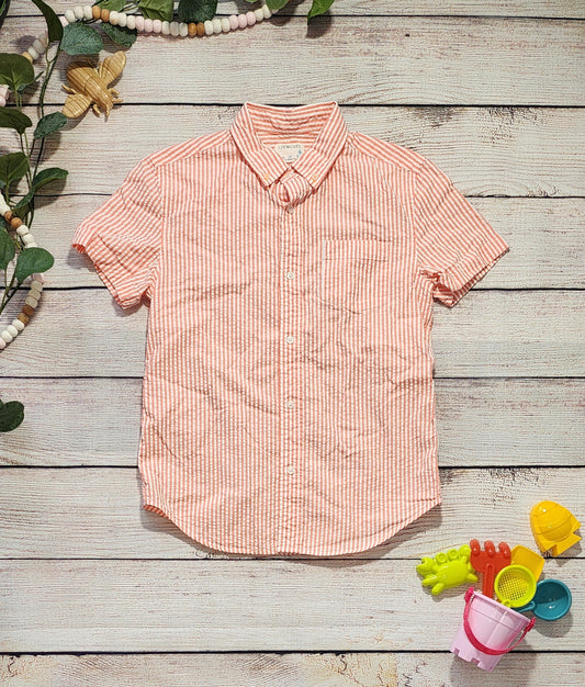 Crewcuts Button Up Tee, Size 12