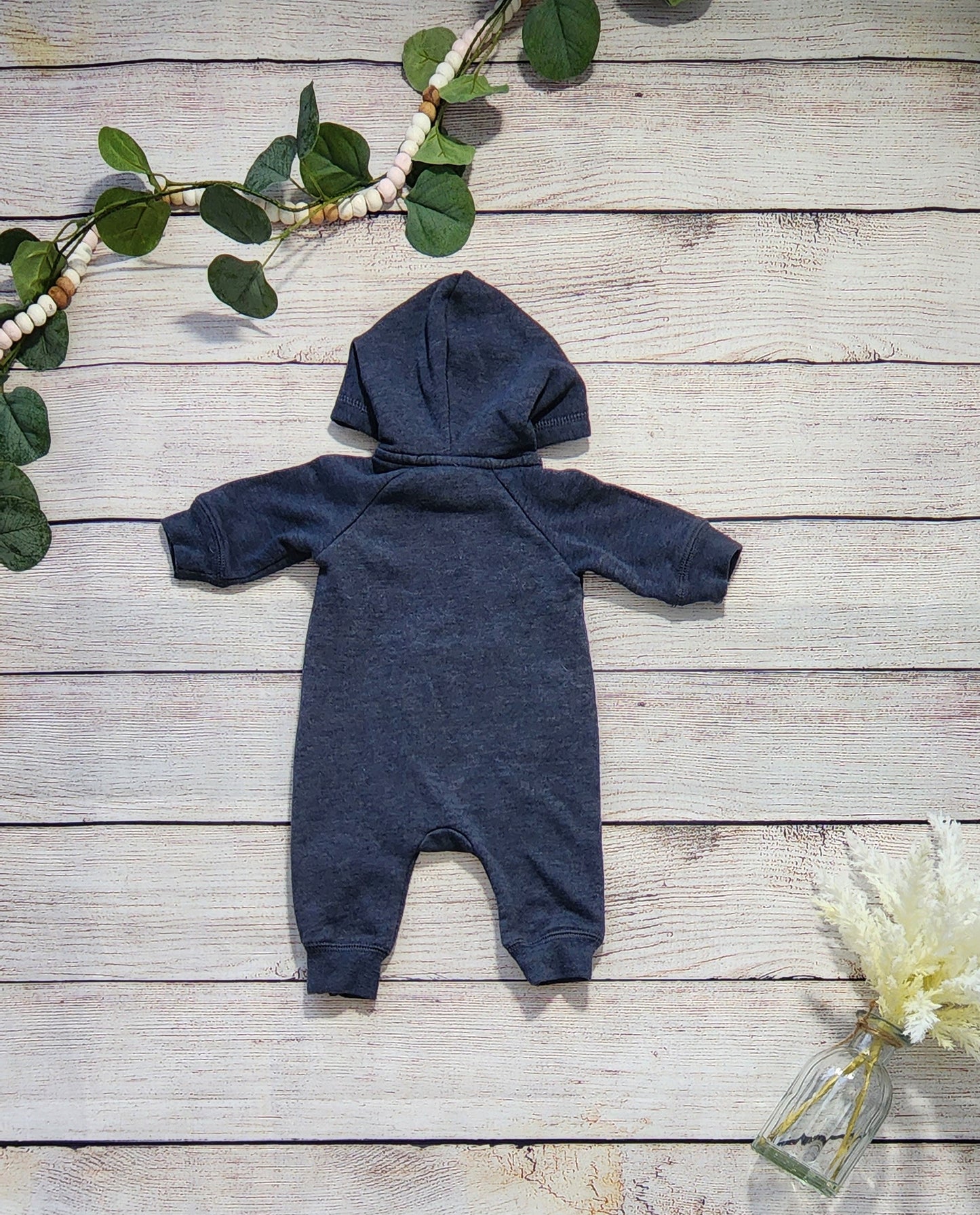 Baby Gap Hooded Romper, 0-3 Months