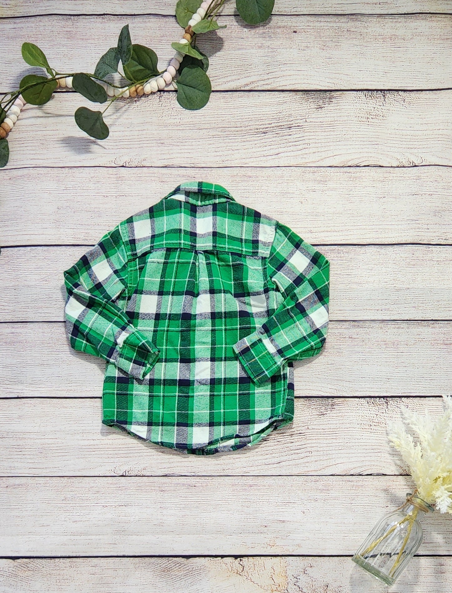 Carters Button-Up Long Sleeve, Size 2T