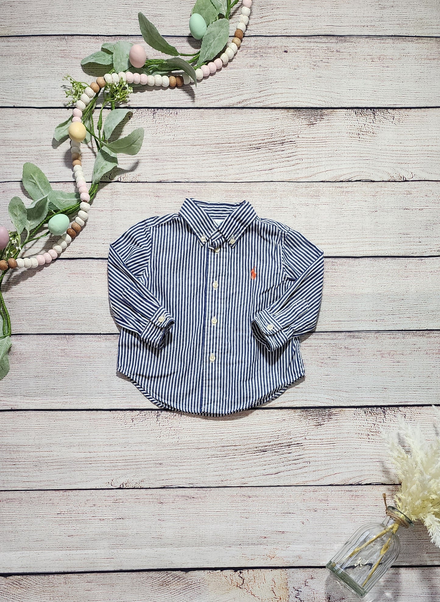 Ralph Lauren Button-Up Shirt, 12 Months