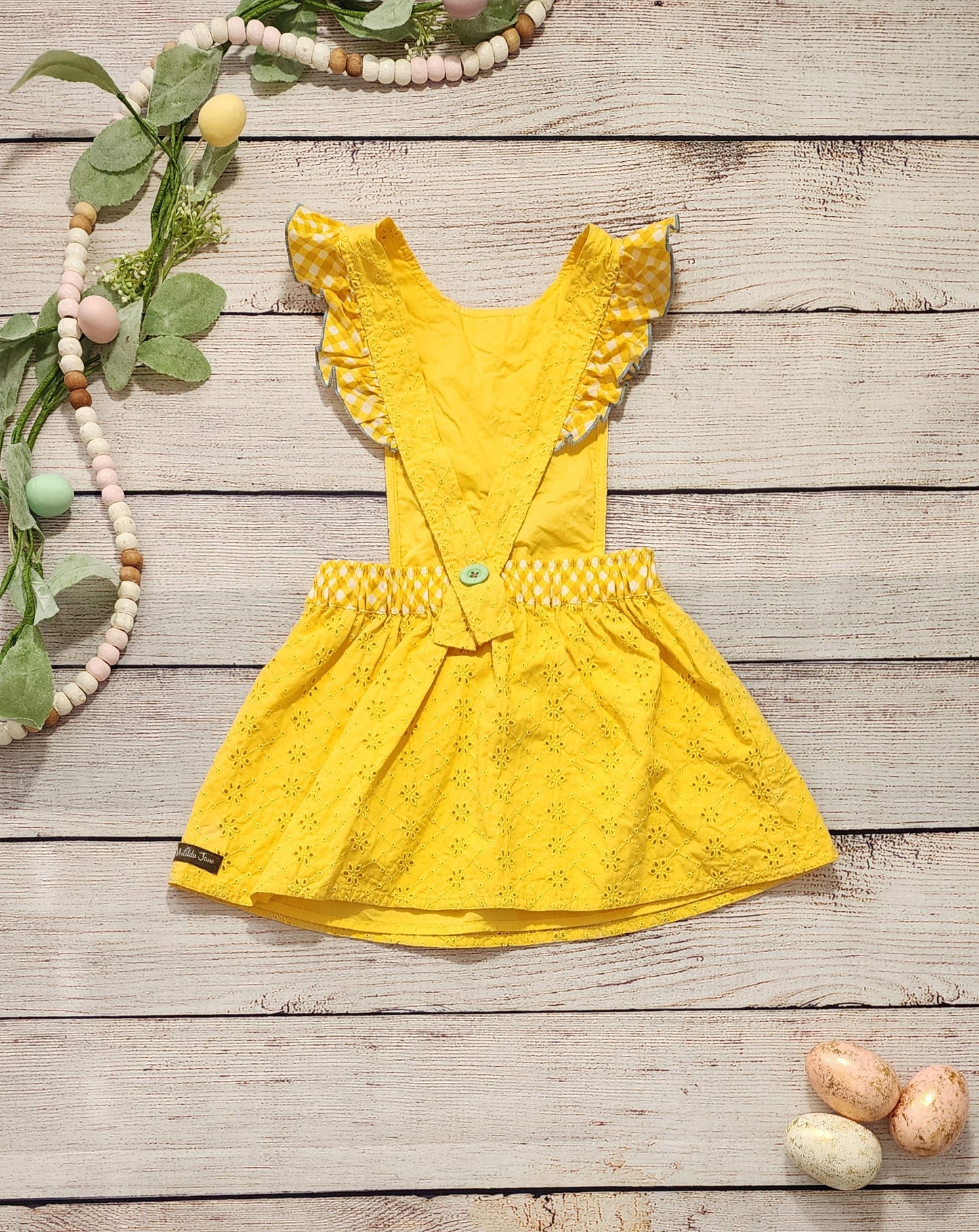 Matilda Jane Splendid Sunshine Pinafore Dress, Size 4