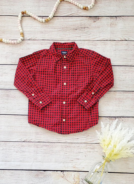 Carters Button-Front Shirt, Size 4T