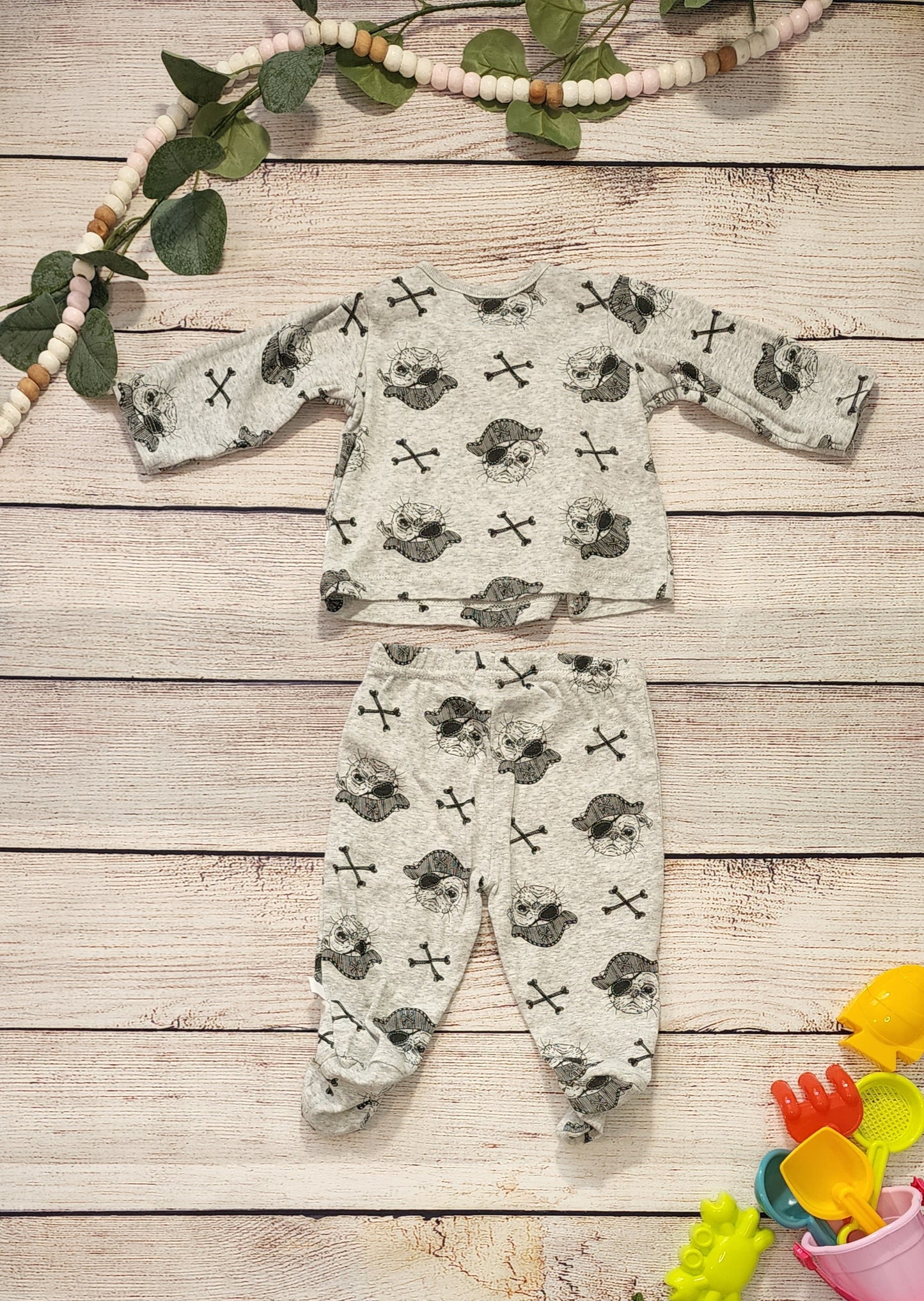 Rosie Pope Baby 2PC Set, 3-6 Months