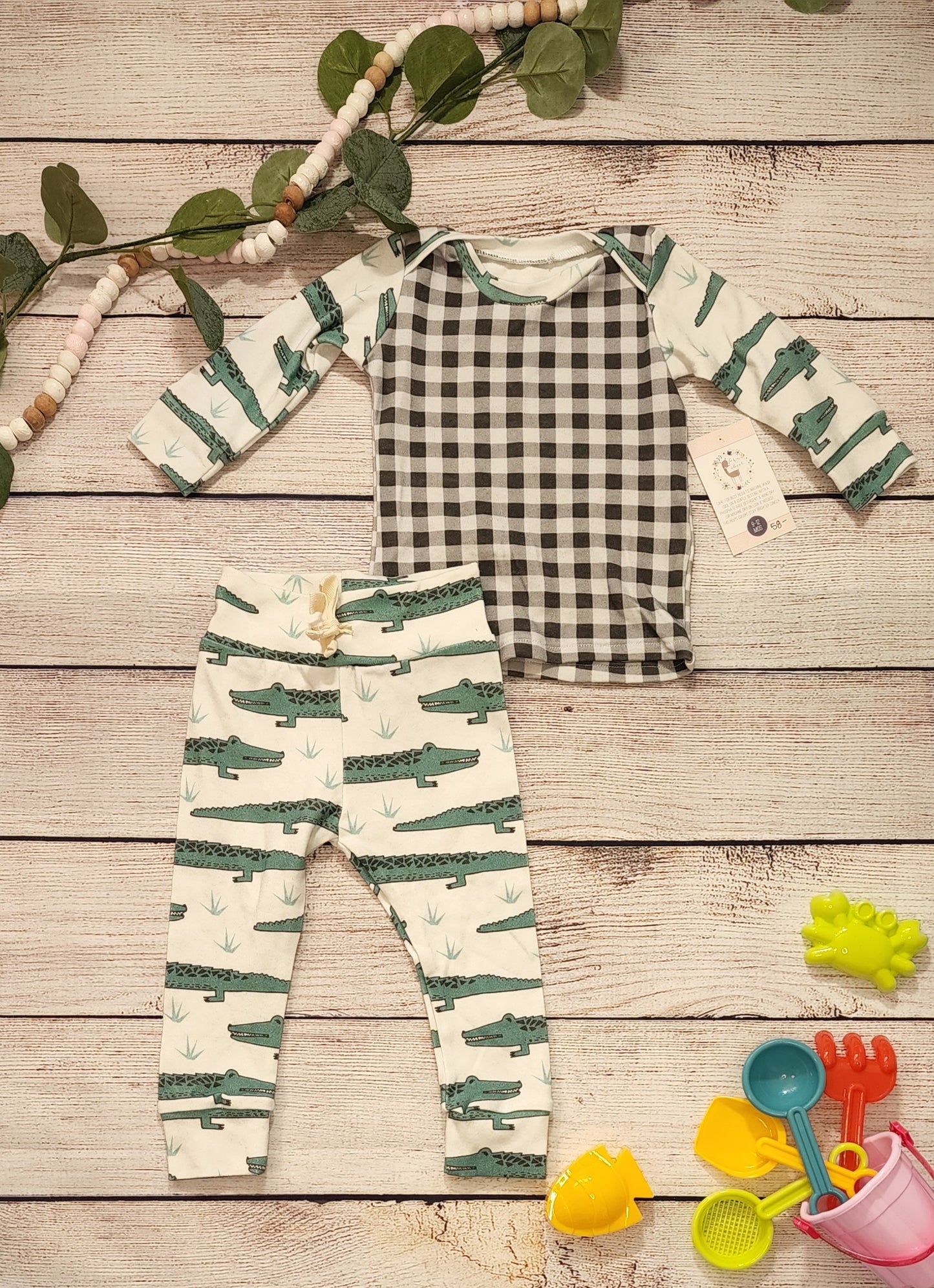 Fawn and Clover 2PC Set, 9-12 Months