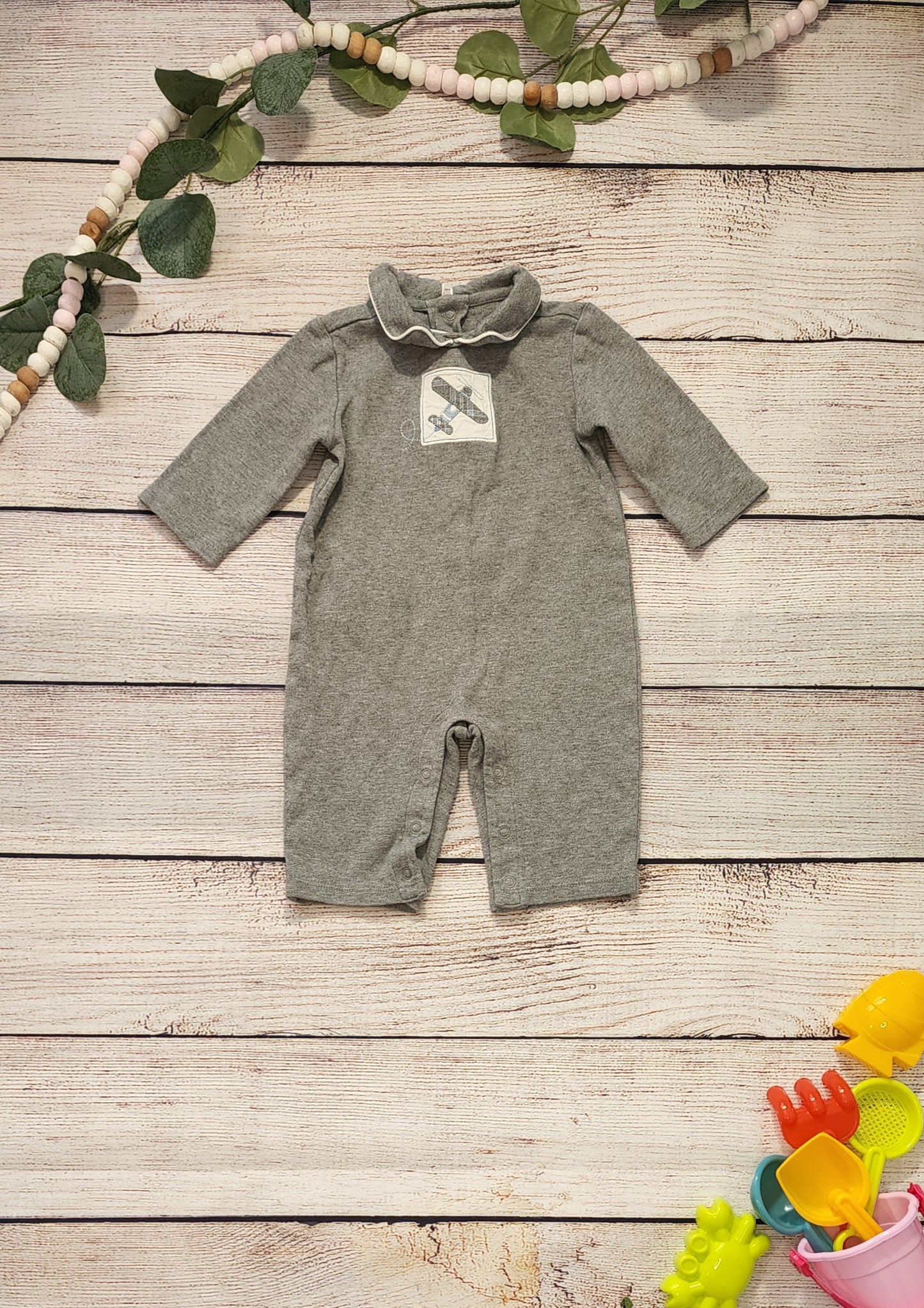 Janie and Jack Romper, 0-3 Months