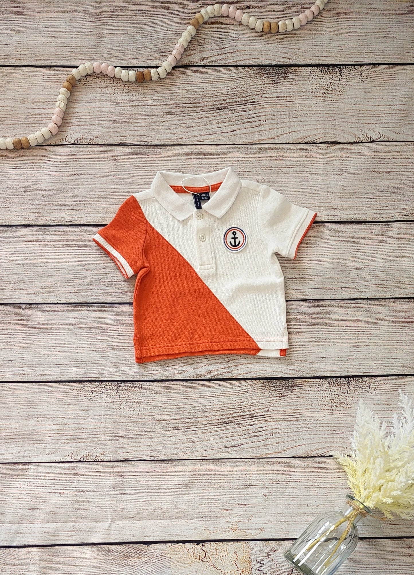 Janie and Jack Polo Tee, 3-6 Months