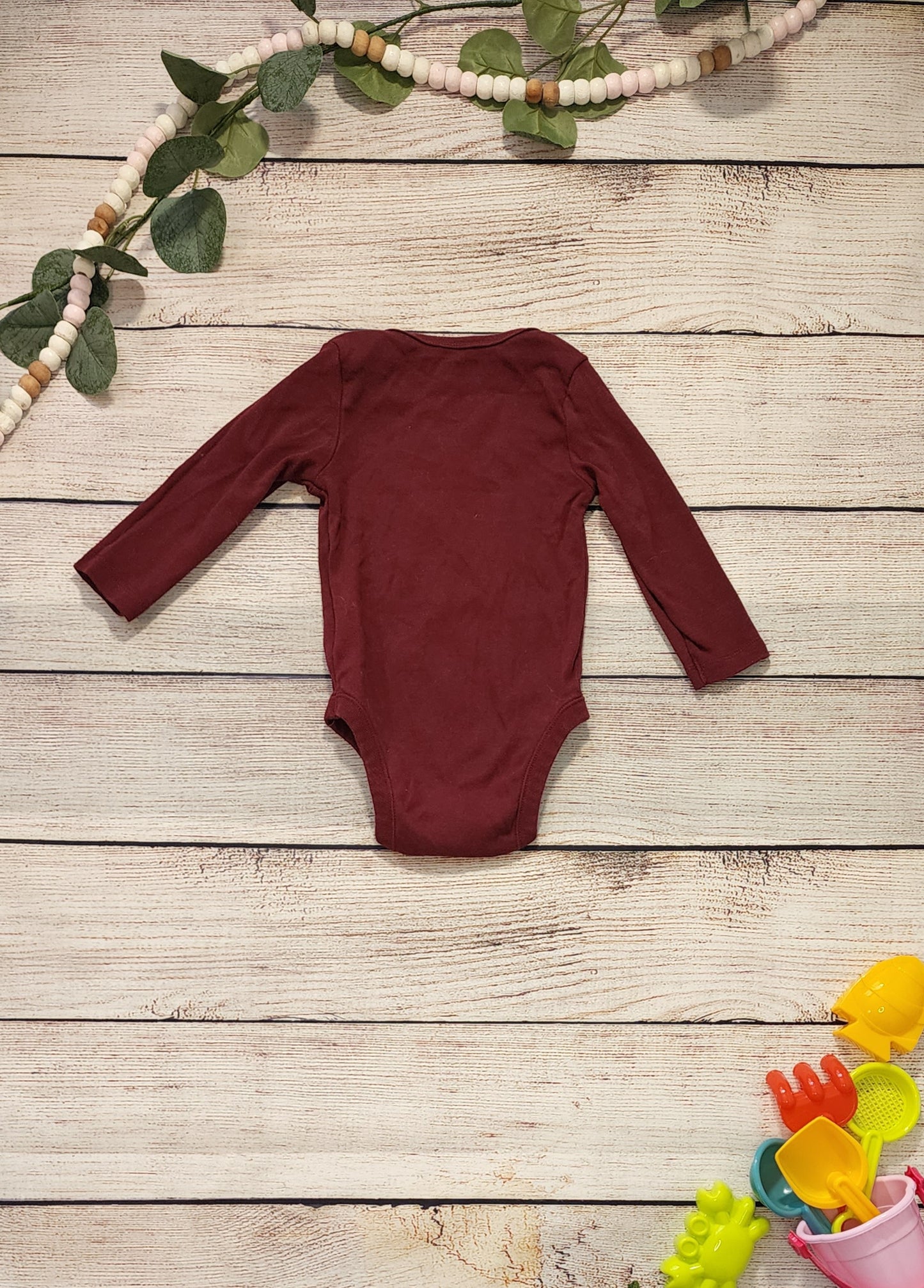 Old Navy Long Sleeve Bodysuit, 6-12 Months