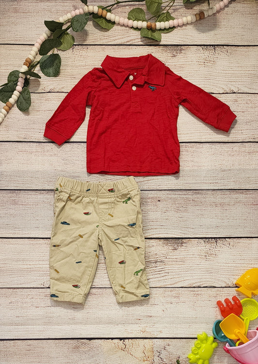 Carters 2PC Set, 6 Months