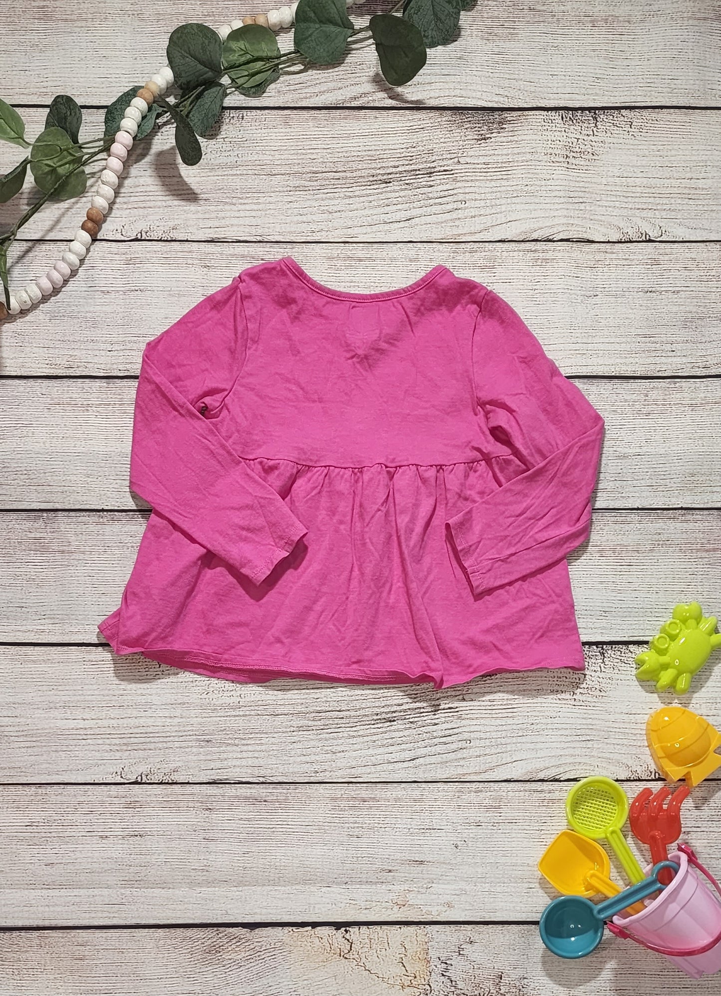 Gap Long Sleeve Peplum Top, Size 5T