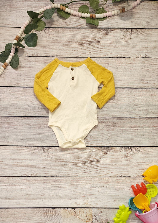 Old Navy Long Sleeve Bodysuit, 6-12 Months