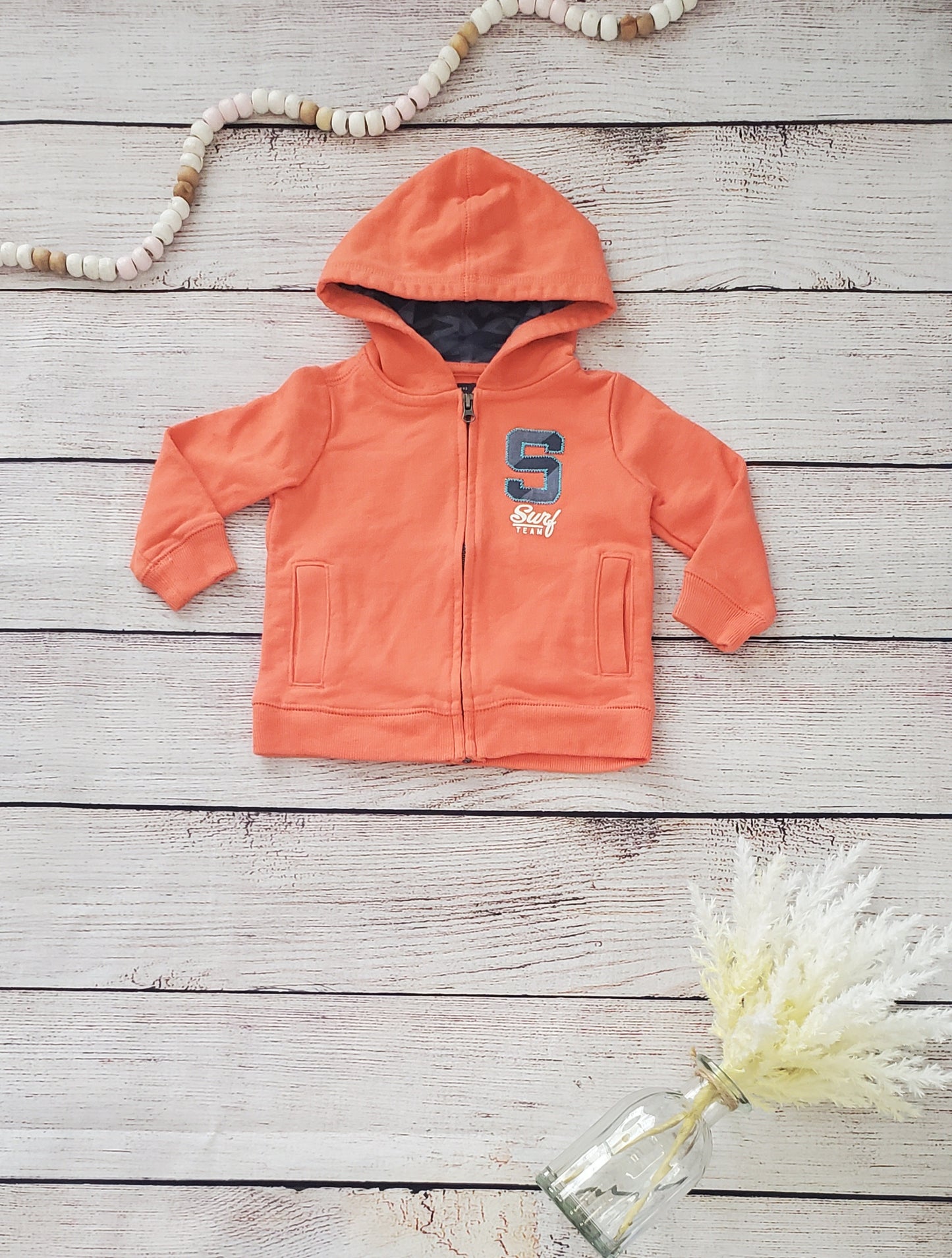 Osh Kosh Zip Up Hoodie, 9 Months