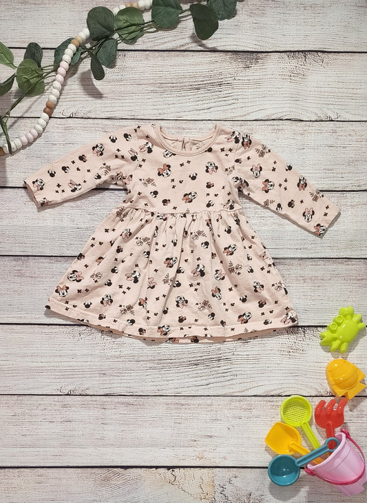 Disney x Primark Long Sleeve Dress, 6-9 Months